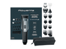 Cortapelos - Rowenta TN9710,  Recortadora Multigroom 16 en 1, Cuchillas con revestimiento de Titanio, 360 min, 7 peines para pelo, Motor 8000 rpm Azul