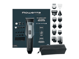 Cortapelos - Rowenta TN9710,  Recortadora Multigroom 16 en 1, Cuchillas con revestimiento de Titanio, 360 min, 7 peines para pelo, Motor 8000 rpm Azul