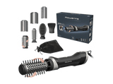 Moldeador - Rowenta Brush Activ UB9540, Cepillo giratorio de aire caliente, 2 cepillos giratorios, 1000 W, Diseño Ergonómico, Negro