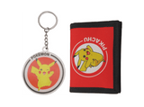 Pack Merchandising - Sherwood Pokemon - Set billetera + Llavero Pikachu, Licencia Oficial