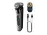Afeitadora eléctrica - Philips i9000 X9002/10, SkinIQ IA, Levanta y Corta Triple Acción, Cabezal 360°, Uso Seco y Mojado, 50 min, Hydro SkinGlide