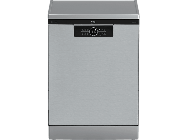 Lavavajillas - Beko BDFN26440XC, 14 servicios, 6 programas, 59.8 cm, Libre instalación, Inox