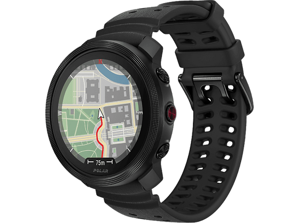 Reloj deportivo - Polar Vantage M3, 130 – 190 mm, 1.28", Autonomía de 7 días, Night Black