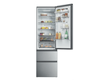 Frigorífico combi - Haier HTR3620DNMG, No Frost, 205 cm, 414L, Inverter, Cajón Fresh 0° Zona, Luz LED, Inox