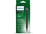 Grabadora de voz - Philips DVT1600, 32 GB, Forma de lápiz, Reconocimiento de voz, Negro