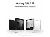 Móvil - Samsung Galaxy Z Flip7 FE, Negro, 256 GB, 8 GB RAM, 6.7 FHD+, Exynos 2400, 4000 mAh, Android 16