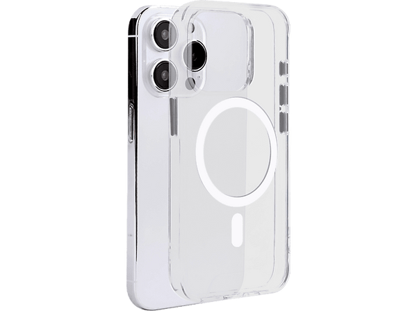 Funda - ISY ISC 1113 MagISY, Para iPhone 15 Pro Max, Poliuretano, Transparente