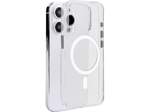 Funda - ISY ISC 1113 MagISY, Para iPhone 15 Pro Max, Poliuretano, Transparente