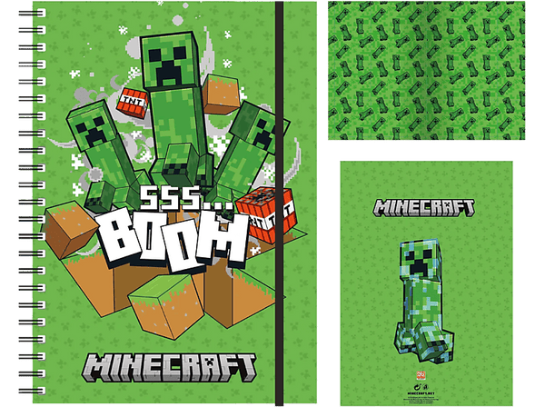 Libreta - Pyramid A5 Minecraft Wiro, Verde