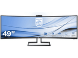 Monitor - Philips 499P9H, 48.8 Ultra Wide 5K, SuperWide 32:9, 5 ms, HDR400, LowBlue, USB-C, HDMI, Negro
