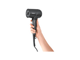 Secador - BaByliss Titanium Shine D6200DE, 2100 W, 3 Temperaturas/Velocidades + Aire Frío, Iónico Antiencrespamiento, Difusor incluido, Plata