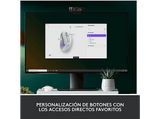 Ratón inalámbrico - Logitech Signature M650, Para manos grandes, Bluetooth-USB, Clics silenciosos, Windows, macOS, Personalizable, Blanco