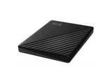 Disco duro externo 2 TB - Western Digital WD My Passport, Portátil, HDD, USB 3.2, Funciona con Chromebook, Negro