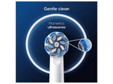 Recambio para cepillo dental - Oral-B Pro Sensitive Clean, Cabezales de recambio, Dientes y encías sensibles, Pack de 6 unidades, Blanco