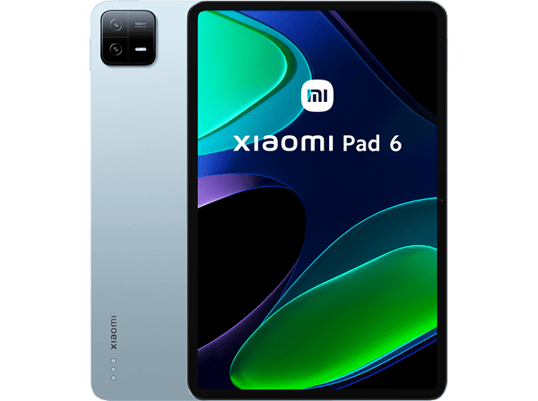 Tablet - Xiaomi Pad 6, 128 Gb, Mist Blue, 11" WQHD+, 6 GB RAM, Snapdragon™ 870, Android 13 - MIUI 14