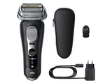 Afeitadora - Braun Series 9 PRO+ 9600s, Pro SensoAdapt, 60 minutos autonomía, Afeitado en seco y en mojado, Negro