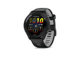 Reloj deportivo - Garmin Forerunner 265, Negro/Gris, 22mm, Pantalla Táctil AMOLED 1.3, 13 días Autonomía, Morning Report, 8GB