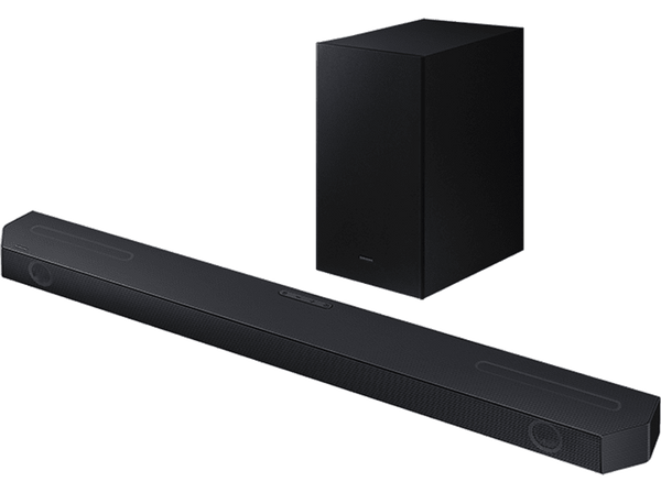 Barra de sonido - Samsung HW-Q600C/ZF, Bluetooth, Dolby Atmos / DTS:X, 34W, 3.1.2 canales, Sonido Inteligente, Modo Juego Pro, Negro