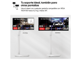 TV LED 32 - LG Smart Monitor Swing 32U889SA-W, UHD 4K, Táctil, Smart TV, IPS, USB Tipo-C, webOS 24, Blanco