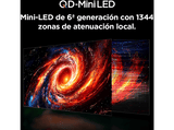 TV Mini LED 65 - TCL 65C855, UHD 4K, Quantum Dot, AiPQ Pro Processor, Smart TV, Control por voz, Negro