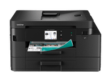 Impresora multifunción tinta - Brother MFC-J4550DW, Impresión doble cara, Impresión a Color, Wi-Fi, Bandeja 400 Hojas, Negro