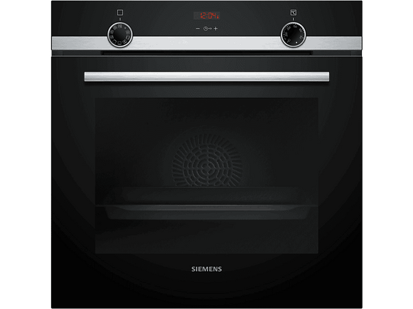 Horno - Siemens HB534AER3, IQ300, Multifunción, Limpieza EcoClean Hidrolítica, 71 l, Humid Clean, Perfect Cooking 3D, 60 cm, Inox