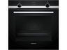Horno - Siemens HB534AER3, IQ300, Multifunción, Limpieza EcoClean Hidrolítica, 71 l, Humid Clean, Perfect Cooking 3D, 60 cm, Inox
