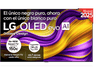 TV OLED 83" - LG OLED83G54LW, OLED 4K, Procesador Inteligente α11 AI Processor 4K Gen2, Smart TV, Instalación incluida, Rocky Black