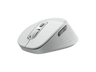 Ratón inalámbrico - Logitech M850 L, Bluetooth, Reposamanos, Multidispositivo, Botones personalizables, PC-Mac, 4000ppp, Clics silenciosos, Blanco