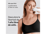 Depiladora IPL - Braun Luz pulsada Silk·expert Mini, PL1114, Depilación en casa,