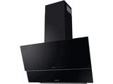 Campana decorativa - Samsung NK36C9804WB/UR, 5 velocidades, 560 m³/h, 90 cm, Cristal Negro