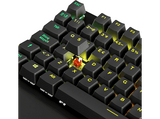 Teclado gaming - NEWSKILL Serike V2, Por Cable, Iluminación RGB, Con reposabrazos, Negro
