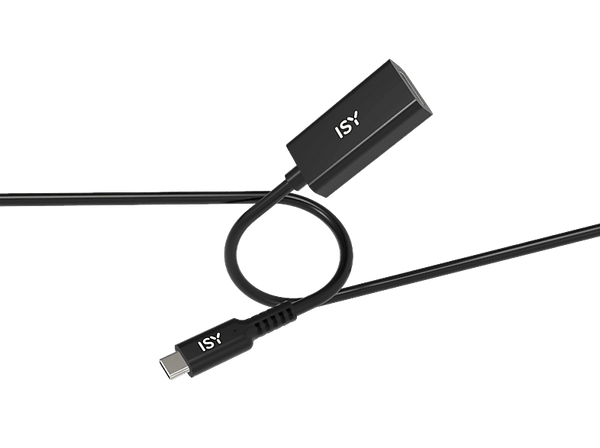 Adaptador USB-C a HDMI - ISY IHD-9030, 18 Gbps, Negro