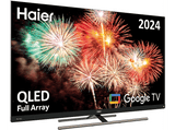 TV QLED 55 - Haier S90 Series H55S900UX,  Full Array, Smart TV (Google TV), HDR 4K, Altavoz Frontal, Dolby Atmos-Vision, Gaming 120Hz, Plata