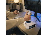Simulador de Vuelo - Thrustmaster T.Flight Hotas 5 MSFS Special Edition, Para PS5, PS4 y PC, Mando de Potencia y Controlador de Simulación, Blanco