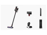 Aspirador escoba - Dyson  V8™ Cyclone, Potencia succión 150 W, Autonomía 60 min, Accesorios, Negro