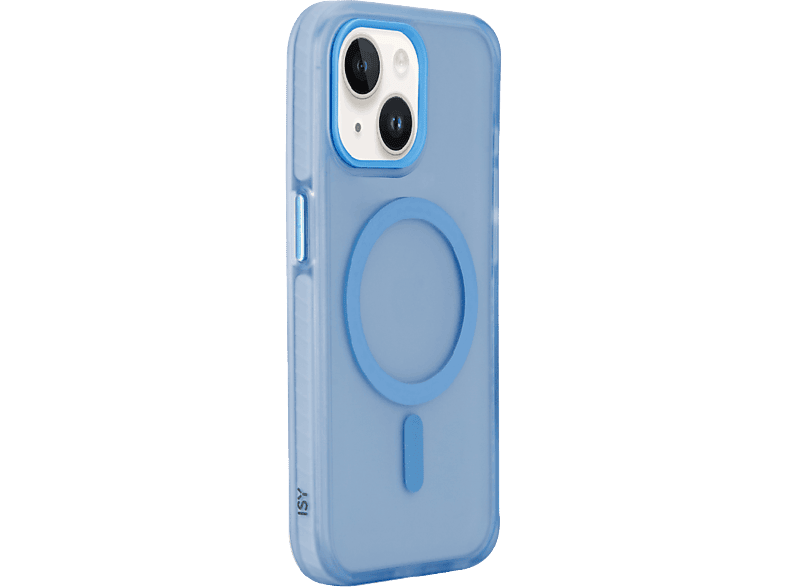 Funda - ISY ISC 2447, Compatible con MagSafe, Para iPhone 15, Azul