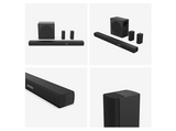 Barra de sonido - Hisense AX5100Q, Bluetooth, Subwoofer Inalámbrico, 580 W, Hi- Concerto, HDMI eARC, Dolby Atmos, Negro