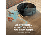 Robot aspirador - Cecotec Conga 9990 AI Spin Revolution Ultra Power Home, 1000W, 240 min, 10000 Pa, APP, Base autovaciado, IA, Hasta 240m2, Negro