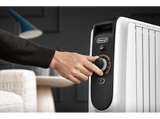 Radiador - De'Longhi Dragon EASYTRONIC TRD50820, Sistema de aceite, 2000W, 12 niveles de temperatura, 8 elementos, Blanco