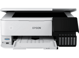 Impresora multifunción - Epson EcoTank ET-8500, A4, Inyección de tinta, Impresión Color/B&N, Wi-Fi, Blanco