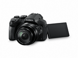 Cámara Bridge - Panasonic Lumix FZ300, 26-600 mm f/2.8, Vídeo en 4K, Wi-Fi, Negro