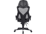 Silla gaming - Newskill Eros Mesh, Carga máx. 150 kg, Respaldo mallado, Tela transpirable, Blanco