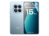 Móvil - Xiaomi Redmi Note 15 Pro, Azul glaciar, 256 GB, 8 GB RAM, 6.77 AMOLED FHD+, MediaTek Helio G200–Ultra, 6500 mAh