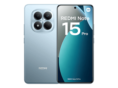 Móvil - Xiaomi Redmi Note 15 Pro, Azul glaciar, 256 GB, 8 GB RAM, 6.77