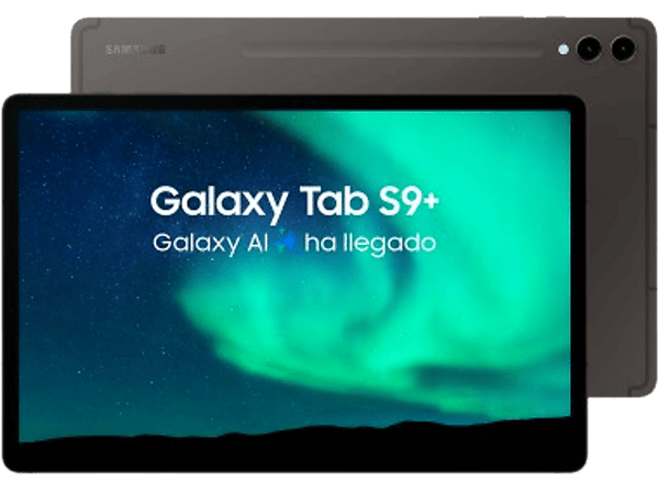 Tablet - Samsung Galaxy Tab S9 Plus 5G, 512GB, 12GB RAM, Gris, 12.4", Snapdragon 8 Gen 2, Android 13
