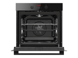 Horno - KOENIC KBO 341 B A, Multifunción, Hidrolítica, 77 l, Anchura 59.5 cm, Función Descongelación, Negro