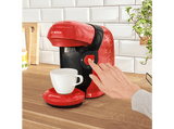 Cafetera de cápsulas - Bosch Tassimo Style TAS113EC, 3.3 bar, 0.7 l, 1.400 W, Intellibrew, Regalo 2 Packs Café Marcilla, Sostenible, Rojo