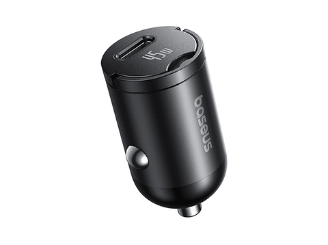 Cargador coche - Baseus PrimeTrip VP2, Universal, 45W, Tipo-C, Con cable 100 cm 60W, Carga rápida, Negro