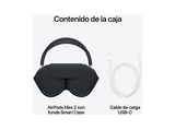 Apple AirPods Max 2, Diadema Bluetooth, Cancelación activa de ruido, Bluetooth, Smart Case, Midnight